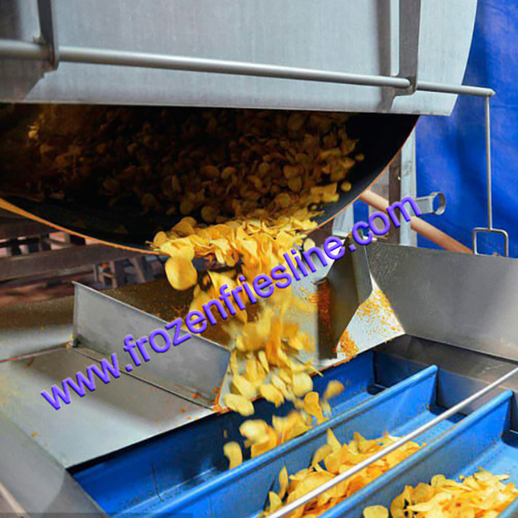 Automatic Snack Food Flavoring Machine Potato Chips Peanut Bean Seasoning Machine